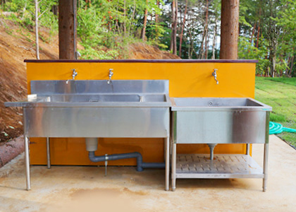 まつもと里山キャンプ場水道